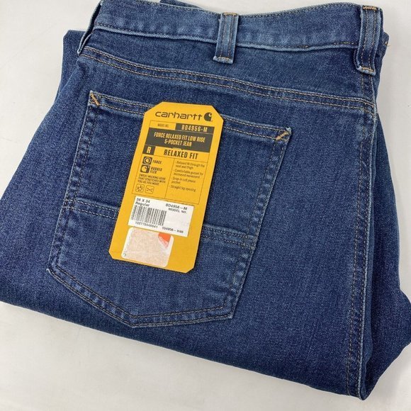 Carhartt Jeans Carhartt Mens 38 X 34 Force Relaxed Fit Low Rise 5